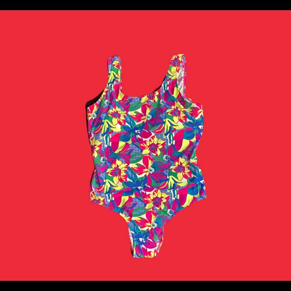 Multi-Color Neon Bathing Suit - Picture 1 of 1